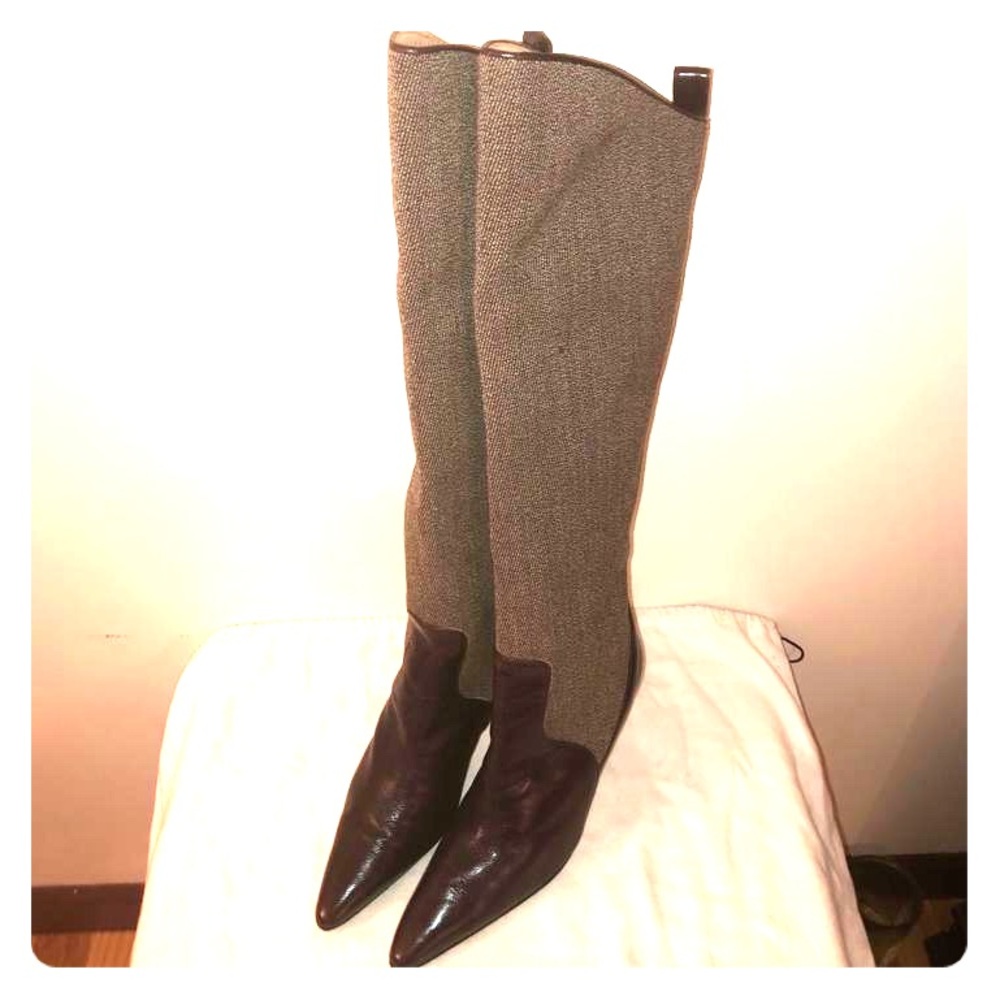 Manolo Blahnik Brown Boots